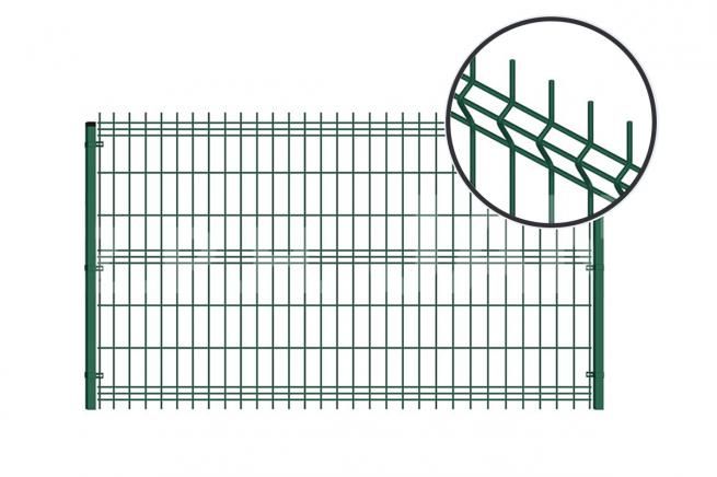 Panel ogrodzeniowy przetłaczany OC+RAL, fi 4,8 mm